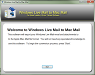 Windows Live Mail to Mac Mail screenshot